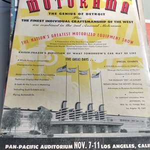 MOTOR TREND Magazine November 1951, Great Father's Day Gift!