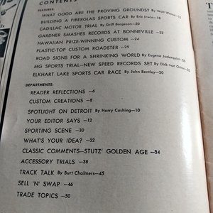 MOTOR TREND Magazine November 1951, Great Father's Day Gift!