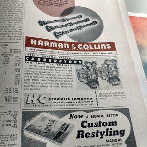 MOTOR TREND Magazine November 1951, Great Father's Day Gift!