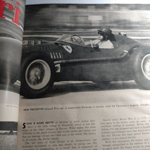 MOTOR TREND  February 1958 Magazine, Great Father's Day Gift!