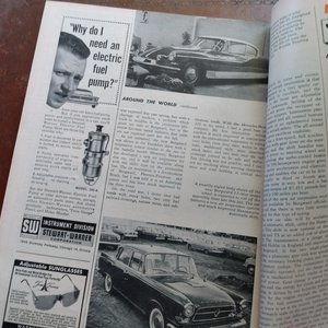 MOTOR TREND September 1960 Magazine, Great Father's Day Gift!. Original price 35 cents!!!