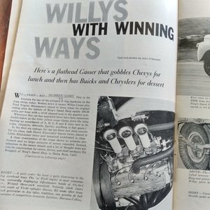 HOT ROD November 1962 Magazine, Great Father's Day Gift! Original price 50 cents!!!