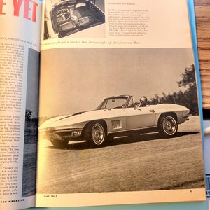HOT ROD May 1967 Vintage Magazine, Great gift for Dad and Grampa. Original price 50 cents!!!