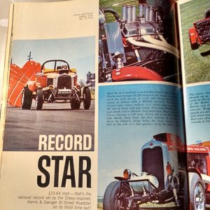 HOT ROD January 1967 Vintage Magazine, Great Father's Day Gift!. Original price 50 cents!!!