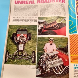 HOT ROD August 1969 Vintage Magazine, Great Father's Day Gift, Guy Gift, Original price 50 cents!!!