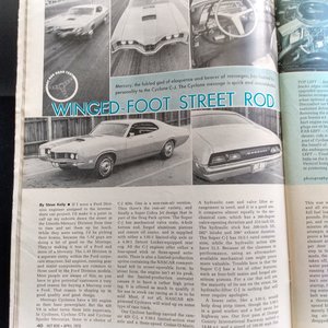HOT ROD April 1970 Vintage Magazine, Great Father's Day Gift,Guy Gift, Original price 75 cents!!!