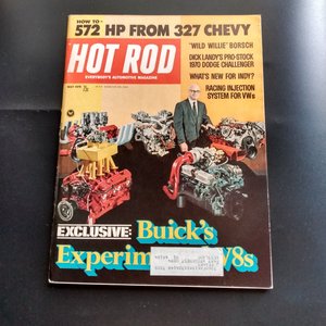 HOT ROD May 1970 Vintage Magazine, Great Father's Day Gift, Guy Gift, Original price 75 cents!!!