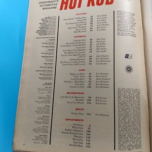 HOT ROD Magazine July 1968 Vintage Magazine, Great gift for Dad and Grampa. Original price 50 cents!!!
