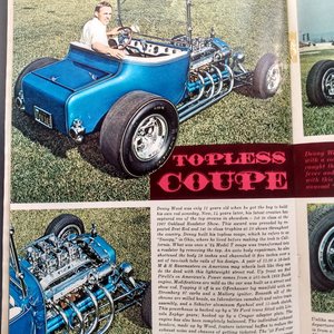 HOT ROD  September 1967 Magazine, Great gift for Dad and Grampa. Original price 50 cents!!!