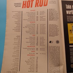 HOT ROD October 1969 Vintage Magazine, Great Father's Day Gift!