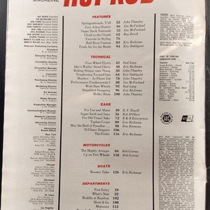 HOT ROD  September 1967 Magazine, Great gift for Dad and Grampa. Original price 50 cents!!!