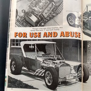 HOT ROD  September 1967 Magazine, Great gift for Dad and Grampa. Original price 50 cents!!!