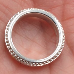 Vintage Alex's Lemonade Stand Sterling Silver Band by Alyse Ryan size 6