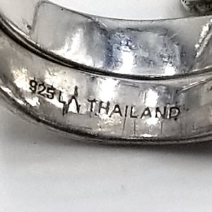 Sterling Silver Heart and Flower Mother Daughter Wrap Around Bypass Band Ring Size 6