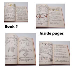 Vintage (1931 and 1950) School Age Hardcover Learning Books, Spelling, Vocabulary