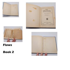 Vintage (1931 and 1950) School Age Hardcover Learning Books, Spelling, Vocabulary