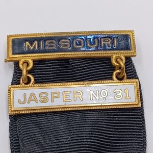 2 Masonic Knights Templar Membership Medals Pair, Missouri and Arizona