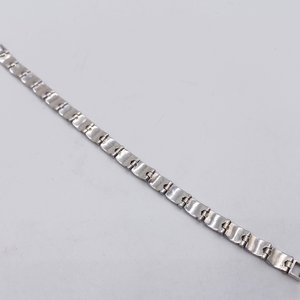Sterling Silver and Marcasite Art Deco Link Bracelet