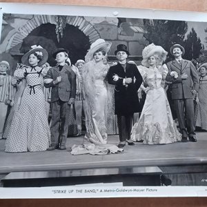 Vintage 1940 Hollywood Movie "Strike Up the Band" with Judy Garland and Mickey Rooney 8 x 10 Black and White Original Studio Photograph