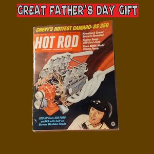 HOT ROD January 1967 Vintage Magazine, Great Father's Day Gift!. Original price 50 cents!!!