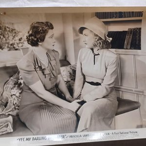 Vintage 1930-40's Dames of the Movies Studio 8 x 10 Black and White Original Studio Photographs-7 Total