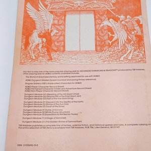 Advanced Dungeons and Dragons Module G3, 1978, Hall of the Fire Giant King
