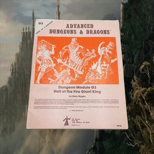 Advanced Dungeons and Dragons Module G3, 1978, Hall of the Fire Giant King