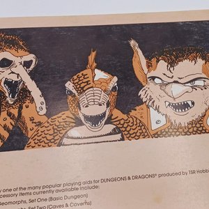 Advanced Dungeons and Dragons Module D1, 1978, Descent into the Depths of the Earth