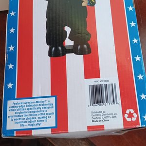 Vintage Senator Barack Obama Dancing Rockstar, Fun Singing Character Ex President Doll, New in Box