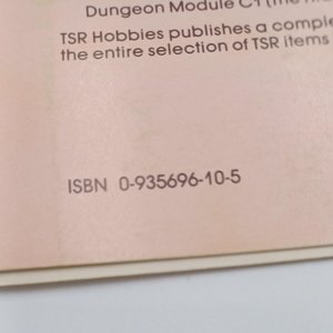 Advanced Dungeons and Dragons Module G3, 1978, Hall of the Fire Giant King