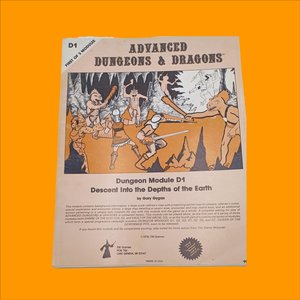 Advanced Dungeons and Dragons Module D1, 1978, Descent into the Depths of the Earth