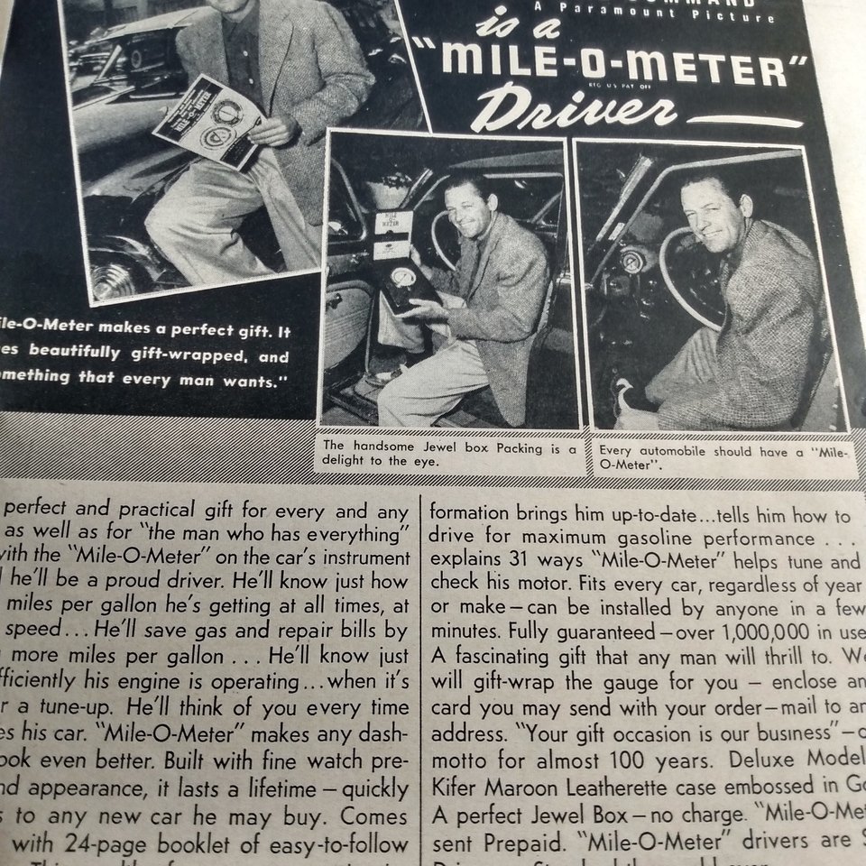 MOTOR TREND Magazine November 1951, Great Father's Day Gift!