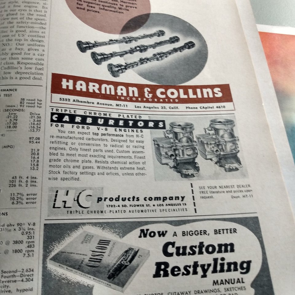 MOTOR TREND Magazine November 1951, Great Father's Day Gift!
