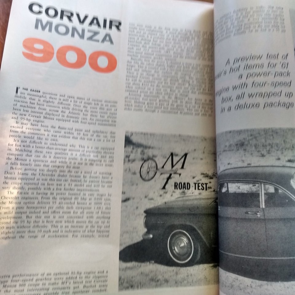 MOTOR TREND September 1960 Magazine, Great Father's Day Gift!. Original price 35 cents!!!