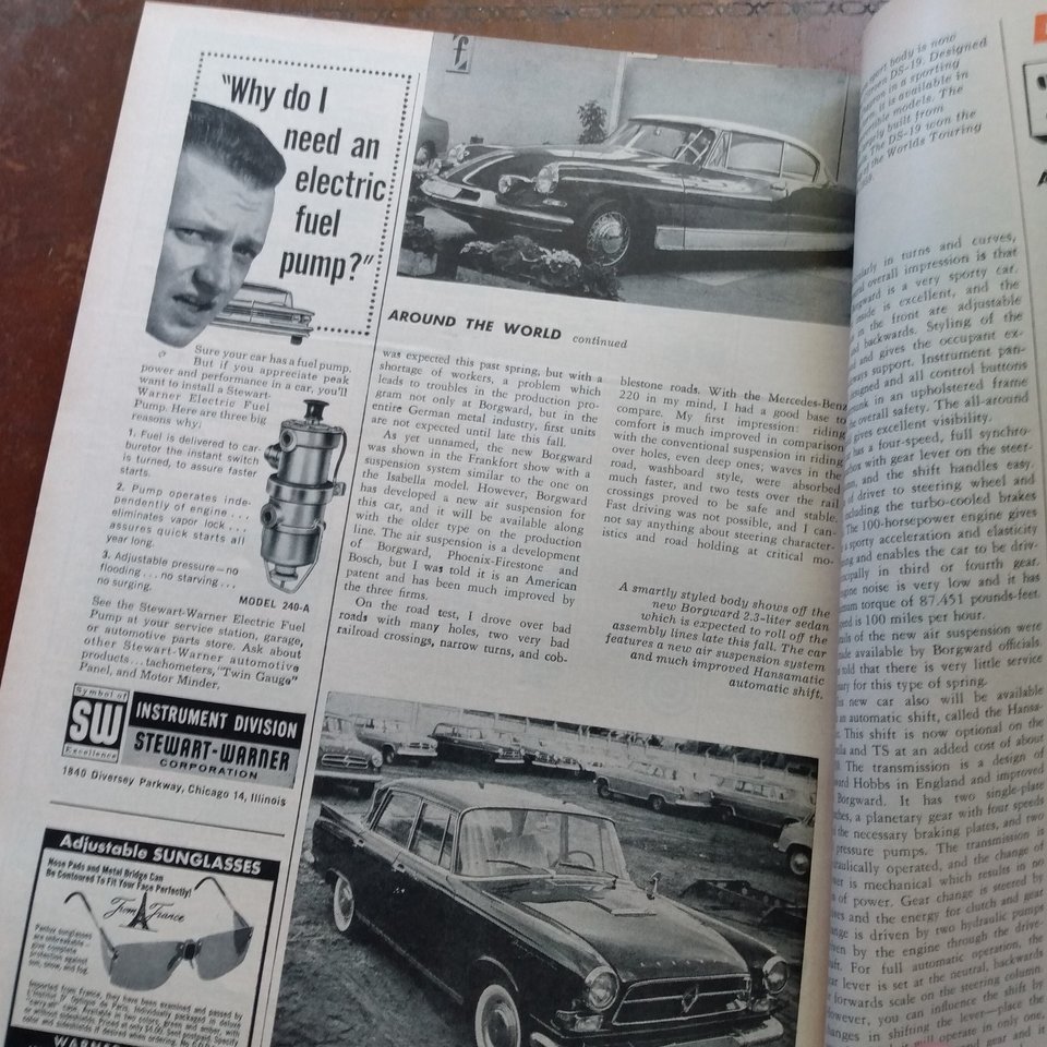 MOTOR TREND September 1960 Magazine, Great Father's Day Gift!. Original price 35 cents!!!
