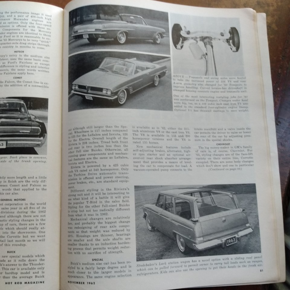 HOT ROD November 1962 Magazine, Great Father's Day Gift! Original price 50 cents!!!