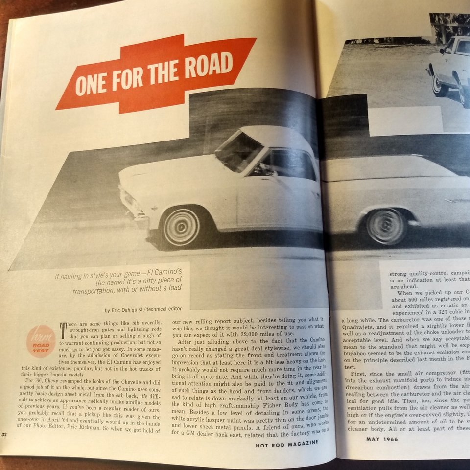 HOT ROD May 1966 Vintage Magazine, Great Father's Day Gift. Original price 50 cents!!!