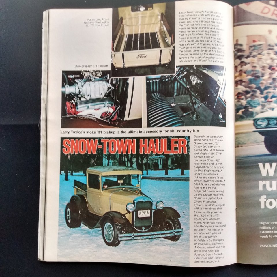 HOT ROD April 1970 Vintage Magazine, Great Father's Day Gift,Guy Gift, Original price 75 cents!!!