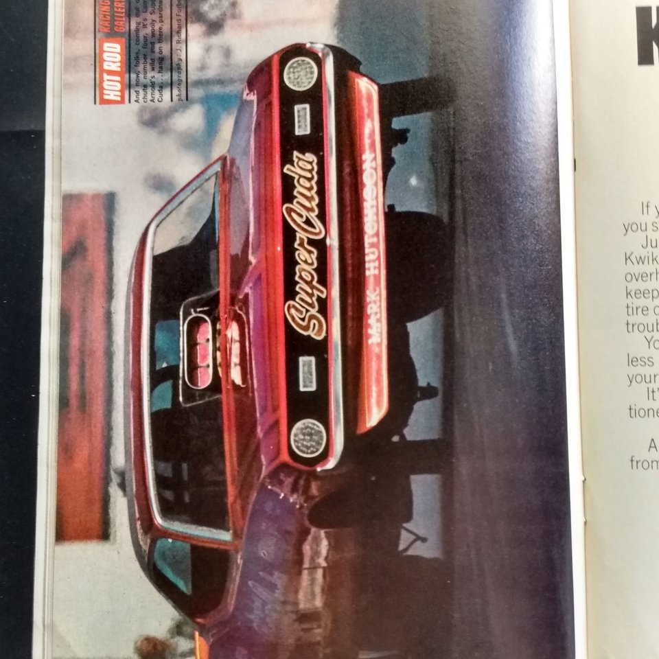 HOT ROD June 1970 Vintage Magazine, Great gift for Dad and Grampa. Original price 75 cents!!!