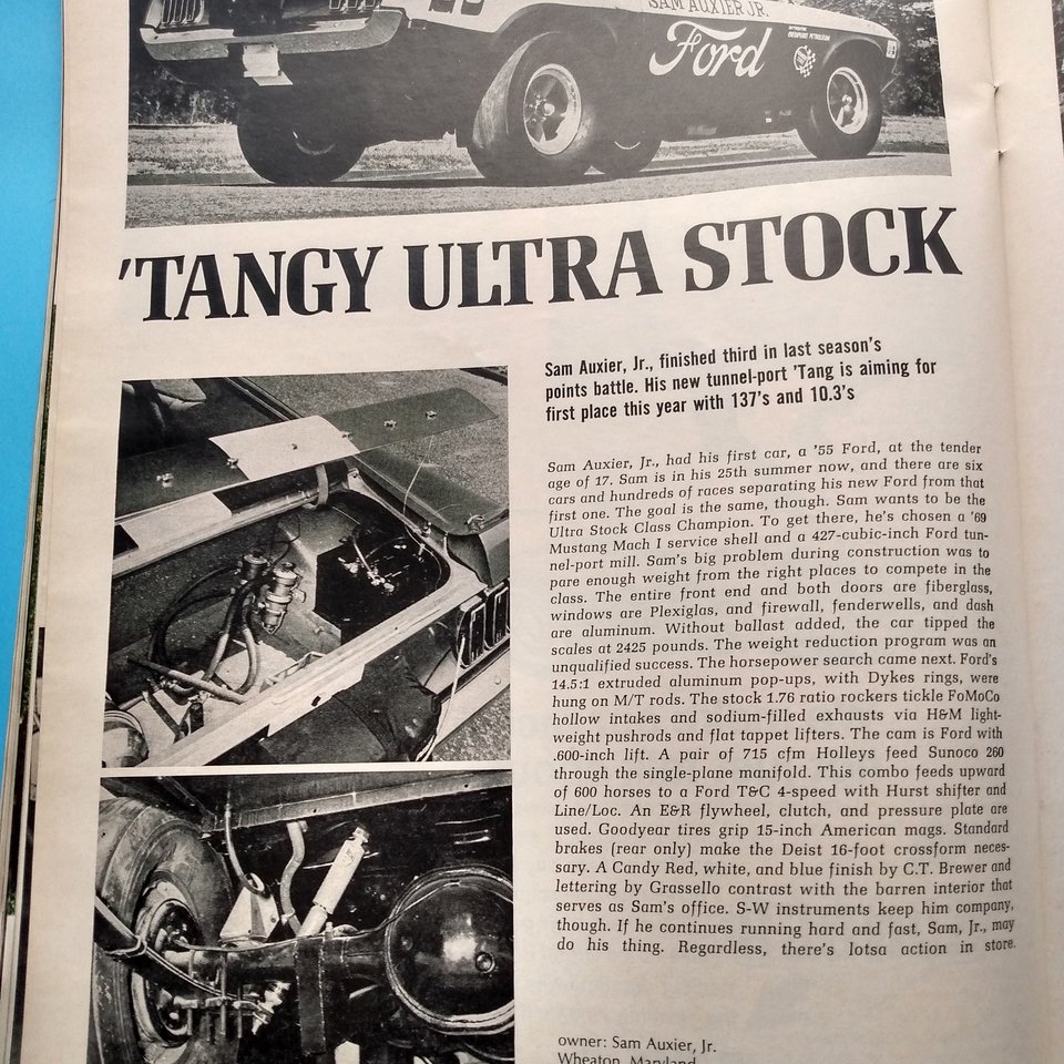 HOT ROD August 1969 Vintage Magazine, Great Father's Day Gift, Guy Gift, Original price 50 cents!!!