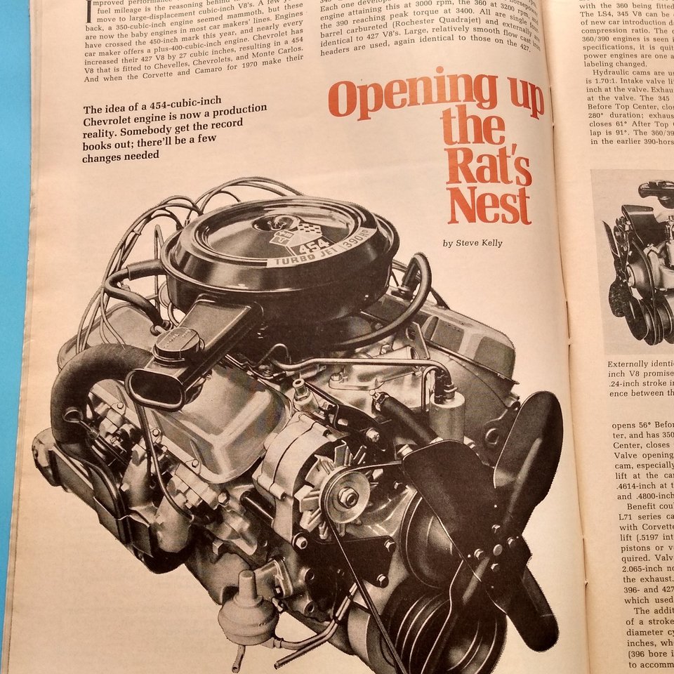 HOT ROD October 1969 Vintage Magazine, Great Father's Day Gift!