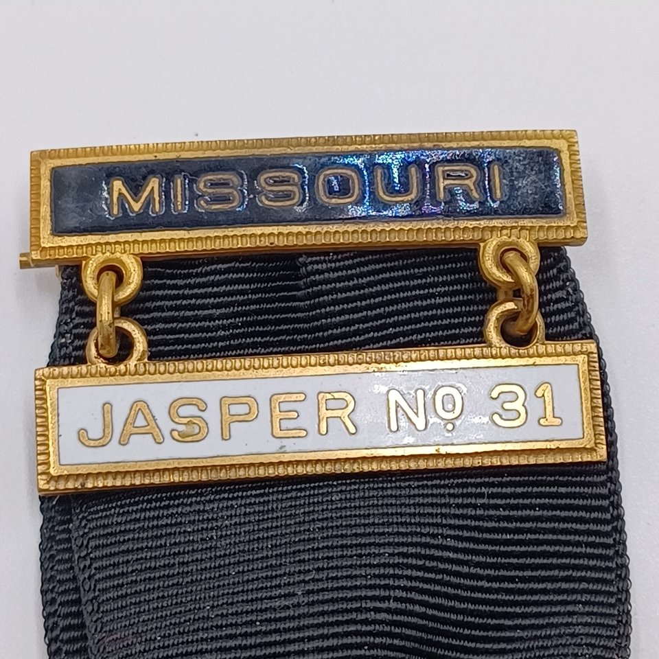 2 Masonic Knights Templar Membership Medals Pair, Missouri and Arizona