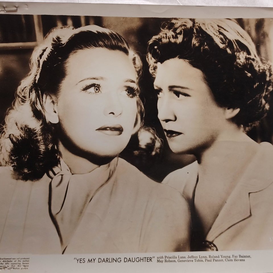 Vintage 1930-40's Dames of the Movies Studio 8 x 10 Black and White Original Studio Photographs-7 Total