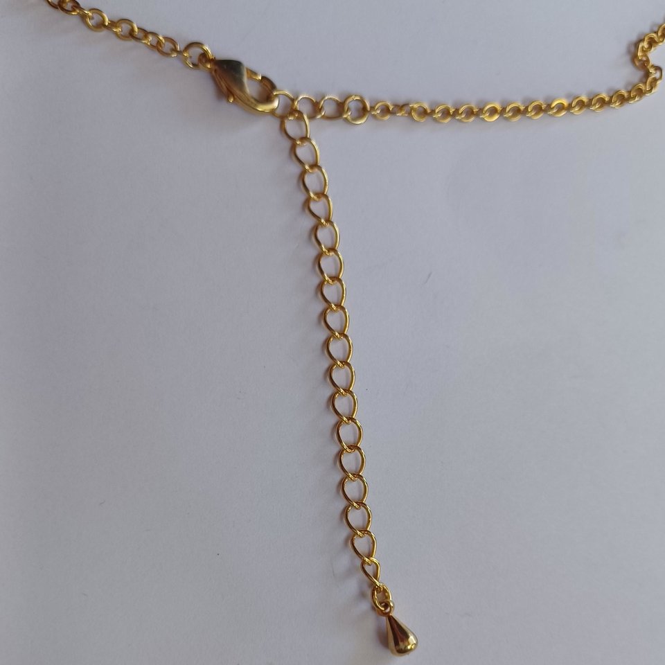 Vintage Shiny Gold Tone and Hot Pink Rhinestones Lariat "Y" Necklace, Gift for Her