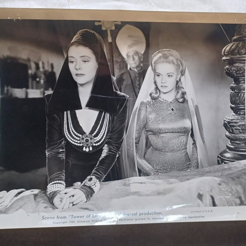 Vintage 1930-40's Dames of the Movies Studio 8 x 10 Black and White Original Studio Photographs-7 Total