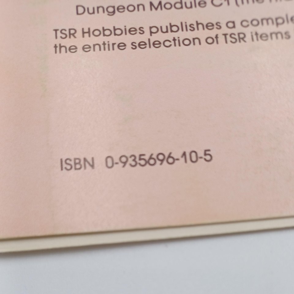 Advanced Dungeons and Dragons Module G3, 1978, Hall of the Fire Giant King